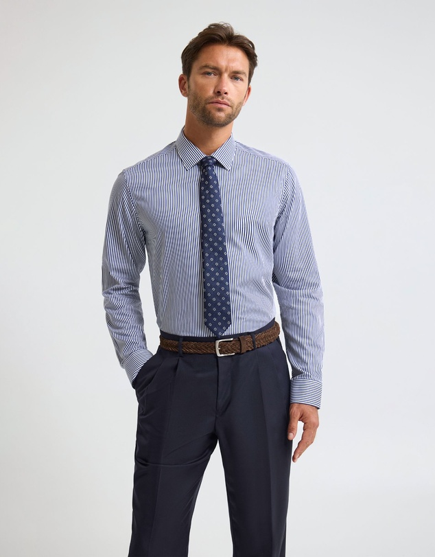 Oxford - Beckton Stripe Slim Fit Luxury Shirt