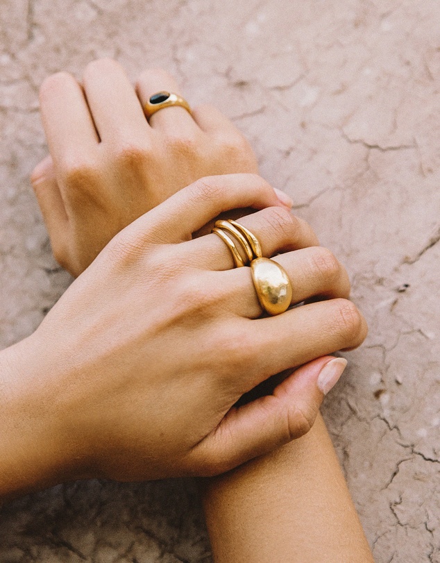 Kirstin Ash - Golden Light Stacking Ring