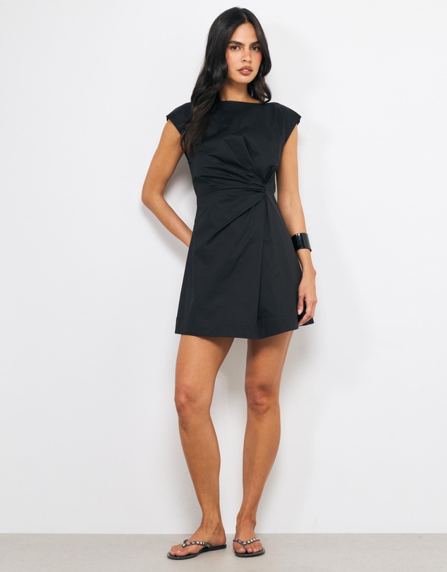 AERE - Avel Ruched Waist Mini Dress