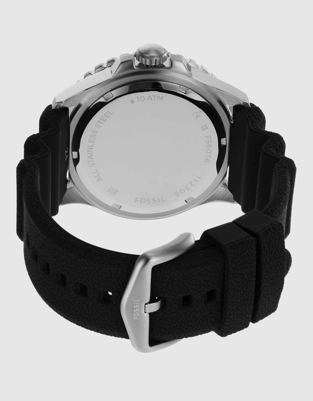 Fossil - Fossil Blue Black Analogue Watch