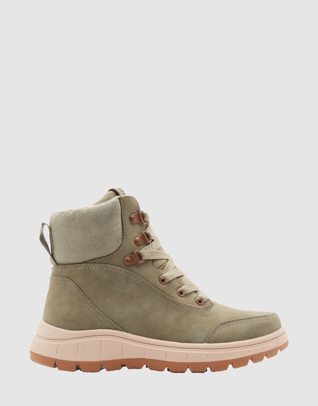 Roxy - Womens Karmel Lace-Up Boots