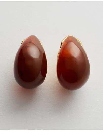 Moira Hughes - The White Label - Danika Resin Earrings