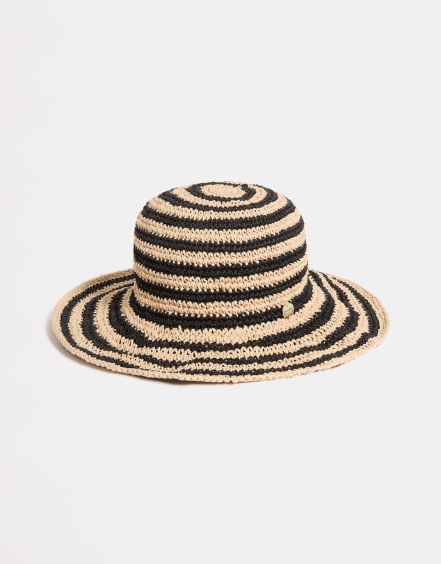 Seafolly - Raffia Stripe Bucket Hat