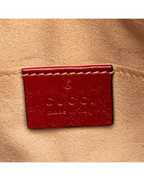 Pre-Loved by Azura Reborn - Pre-Loved Small GG Marmont Matelasse Canvas Crossbody