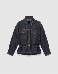 AllSaints - Denby Peplum Trucker Jacket