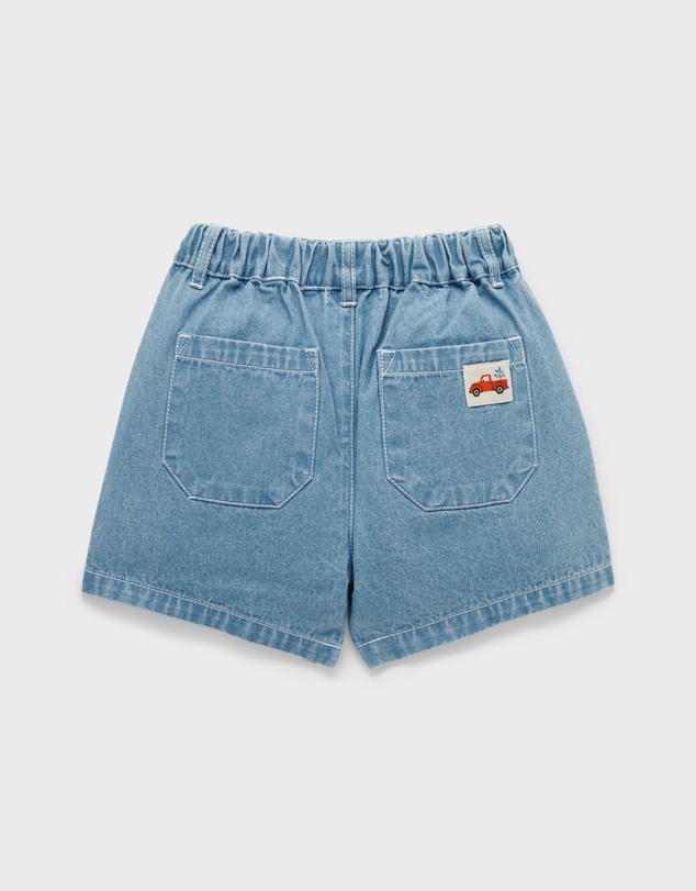 Purebaby - Pull on Denim Shorts-Kids-Babies