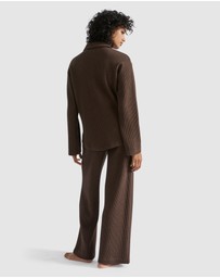 Seed Heritage - Waffle Long Sleeve and Pant PJ Set