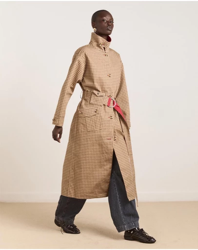 Damson Madder - Anja Reversible Honey Trench