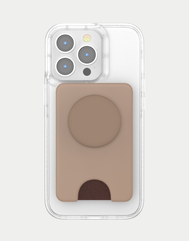 PopSockets - PopWallet+ MagSafe Phone Grip Wallet Card Holder + Magnetic Adapter Ring
