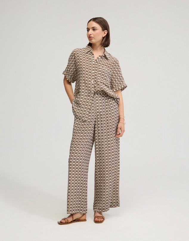Oxford - Abigail Printed Pants