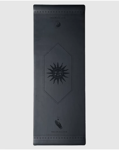Yogi Peace Club - Deluxe Etched Sun Yoga Mat