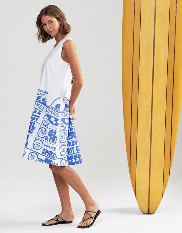 Binny - Blue Crush Mini Dress