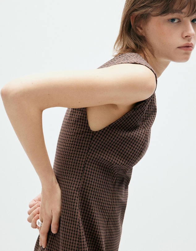 M.N.G - Gingham Check Cottoned Dress