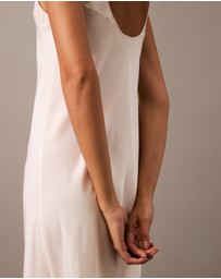 Calvin Klein - Satin Midi Slip Dress