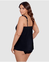 Miraclesuit Swimwear  - Razzle Dazzle Dazzle Underwired Plus Size Tankini Top