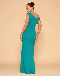 CATHERINE FERRARO - Nicolina Off Shoulder Gown