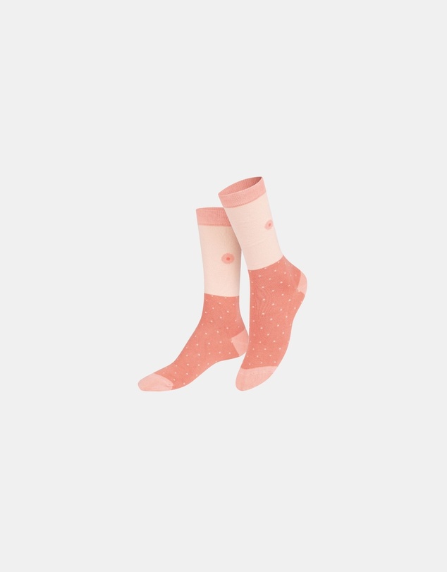 EAT MY SOCKS - Socks Free the Nipple White