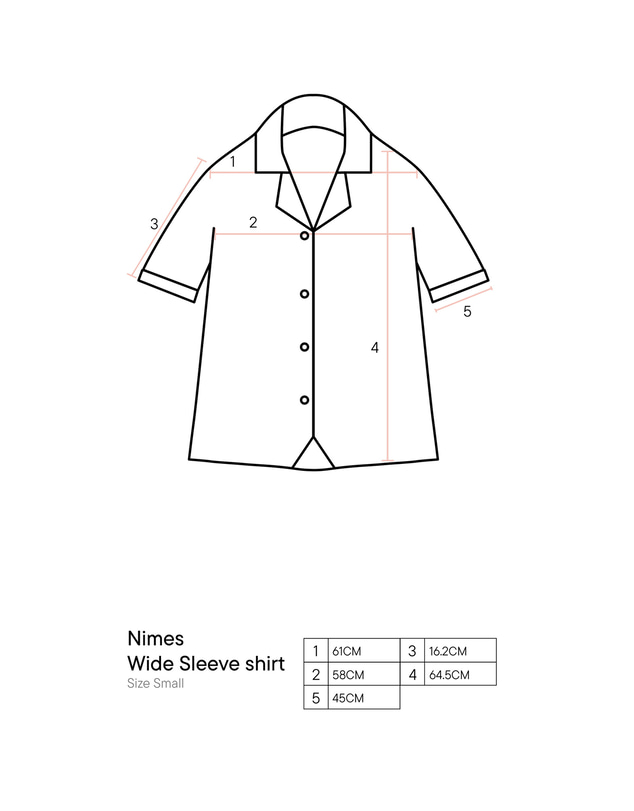 Linen House - Nimes Pure Linen Wide-Sleeved Shirt