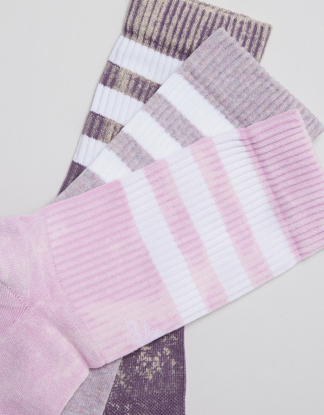 adidas Performance - 3-Pack Stonewash 3-Stripes Crew Socks