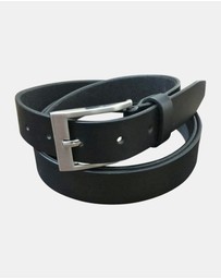 Jacaru - Jacaru 6010 Classic Ladies Leather Belt Black 30mm