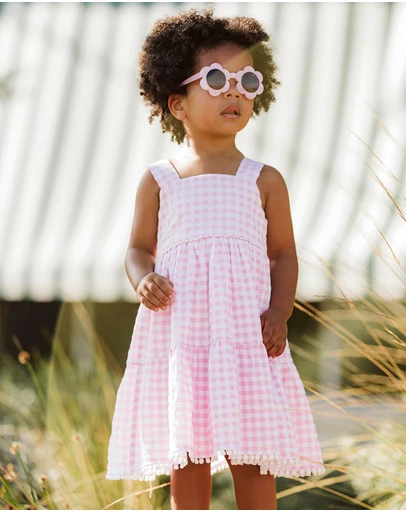 Minihaha - Pink Gingham Sundress - Kids