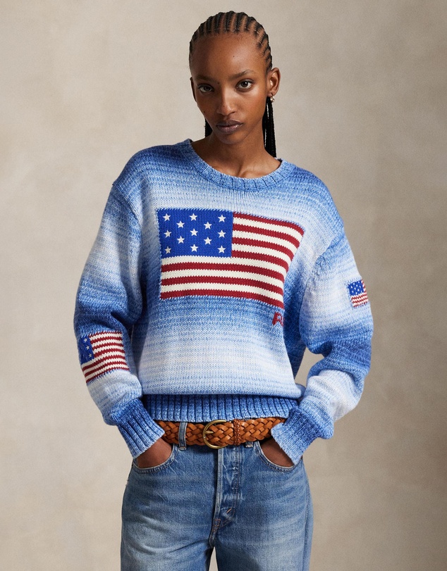 Polo Ralph Lauren - Flag Ombré Cotton Sweater