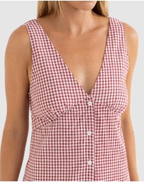Rhythm - Lola Check Mini Dress