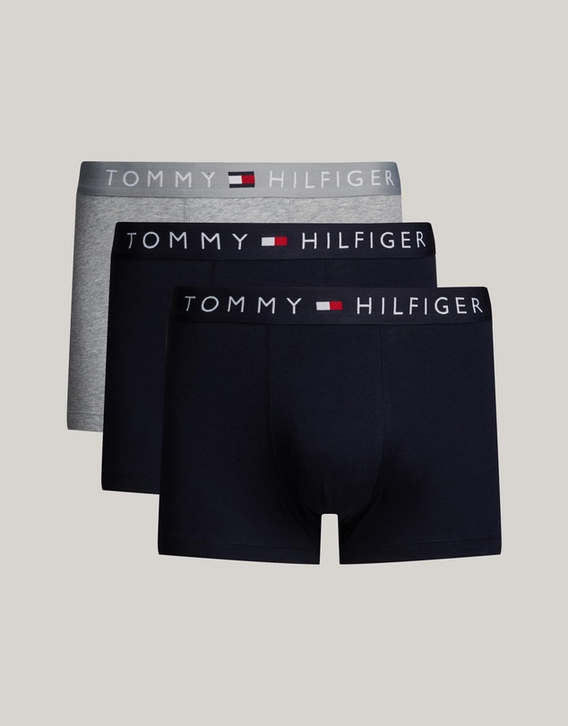 Tommy Hilfiger - 3-Pack TH Original Logo Waistband Trunks