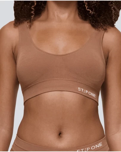 STEP ONE - Women's SmoothFit Padded Bra - Tan