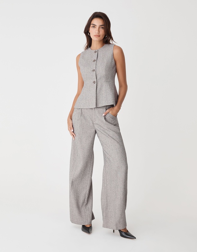 Forcast - Nevada Herringbone Pants