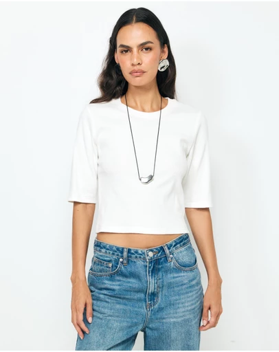 AERE - Odele Rib T-Shirt