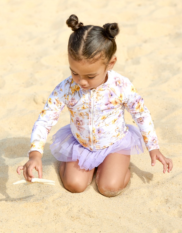 Aqua Blu Kids - Fleur Long Sleeve One Piece - Babies
