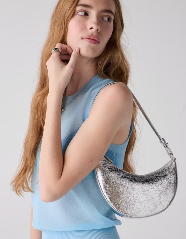 Kate Spade - Duo Crinkle Metallic Leather Mini Shoulder Bag