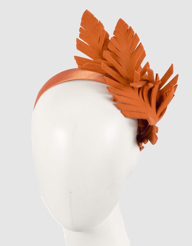 Max Alexander - Felt Leaf Fascinator