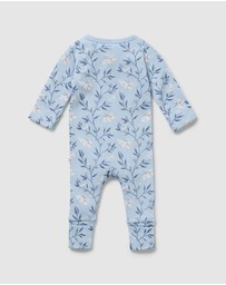 Wilson & Frenchy - Organic Zipsuit With Feet - Babies
