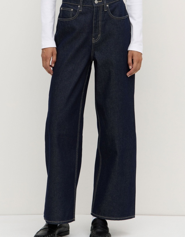 Revibe - Repaired Assembly Label Cotton Denim Womens Jeans
