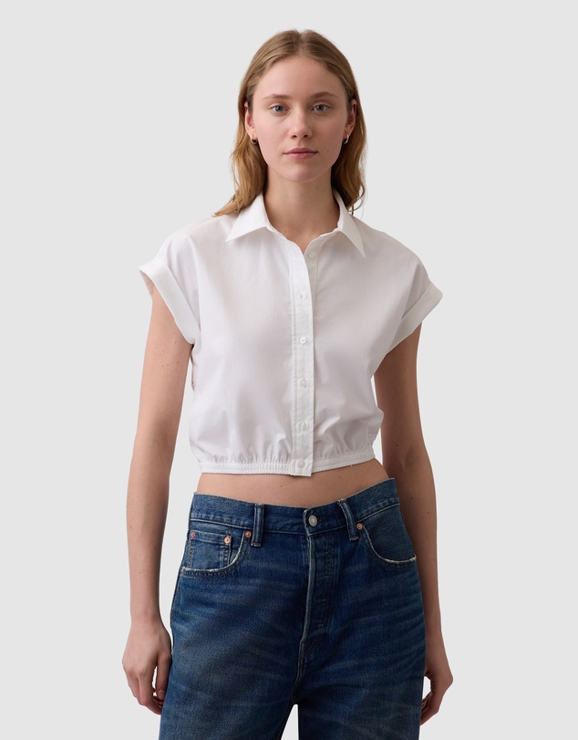 GAP - SS Cropped Shirt