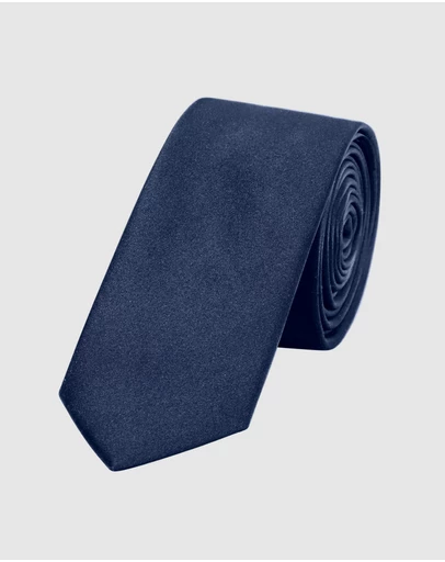 yd. - Matte Satin 6.5Cm Tie