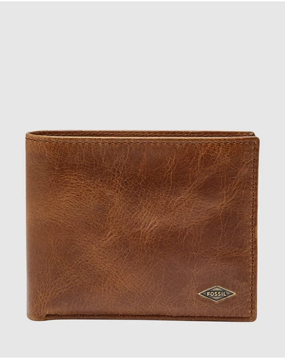 Fossil - Ryan Dark Brown Bifold Wallet