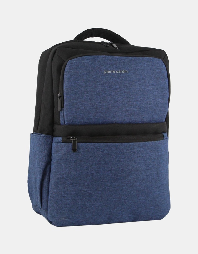 Pierre Cardin - Pierre Cardin Nylon Travel & Business Backpack with Built-in USB Port
