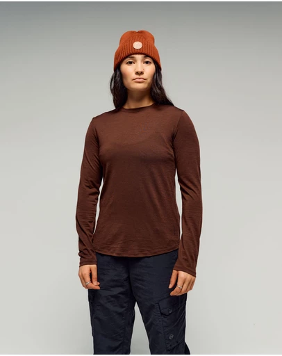 Kathmandu - 100% Merino Long Sleeve Crew Top