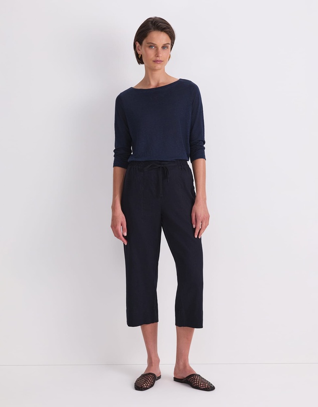 Sportscraft - Rosa Crop Linen Pant