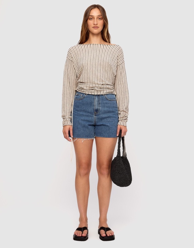 Zulu & Zephyr - Semi Sheer Knit Top