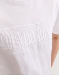 Country Road - Australian Cotton Heritage Embroidered T-shirt