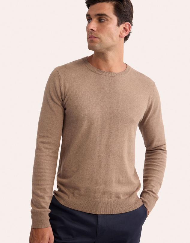 Oxford - Cotton Cashmere Crew Neck Knit