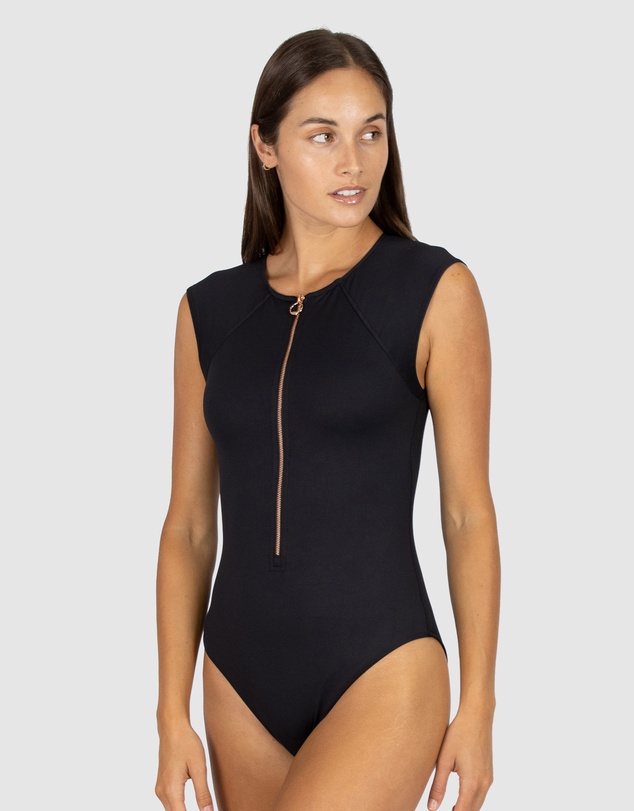 Baku Swimwear - Baku Core Cap Sleeve Surfsuit Swimwear