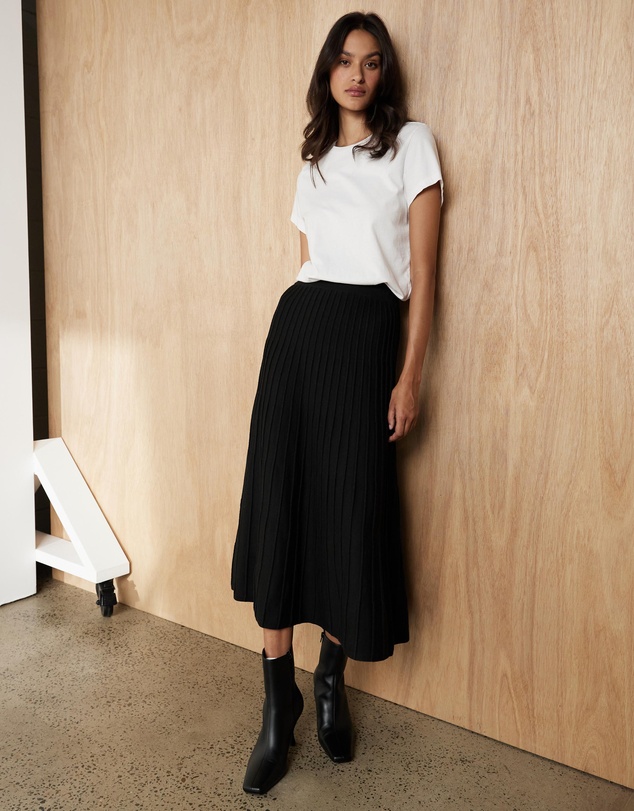 Atmos&Here - Isla Knitted Midi Skirt