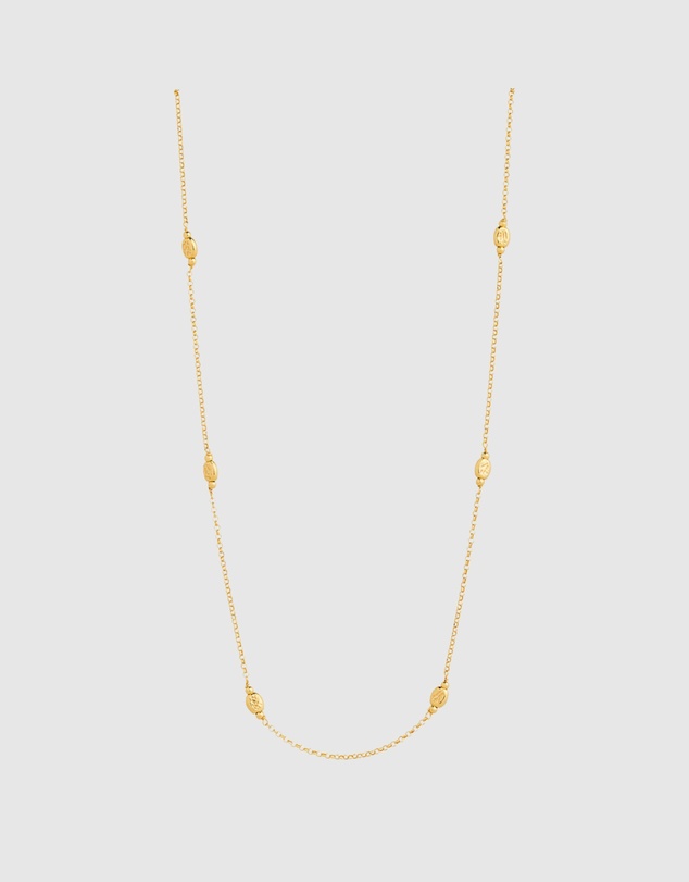 Najo - Volare Yellow Gold Necklace (45cm+ext)