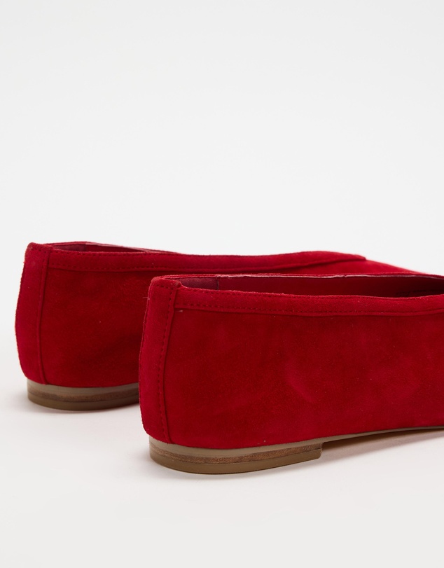 AERE - Tori Suede Ballet Flats - Women's