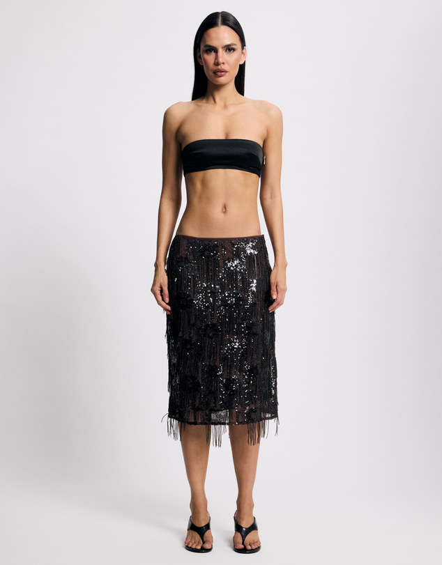 Lover - Xylia Drop Sequin Midi Skirt